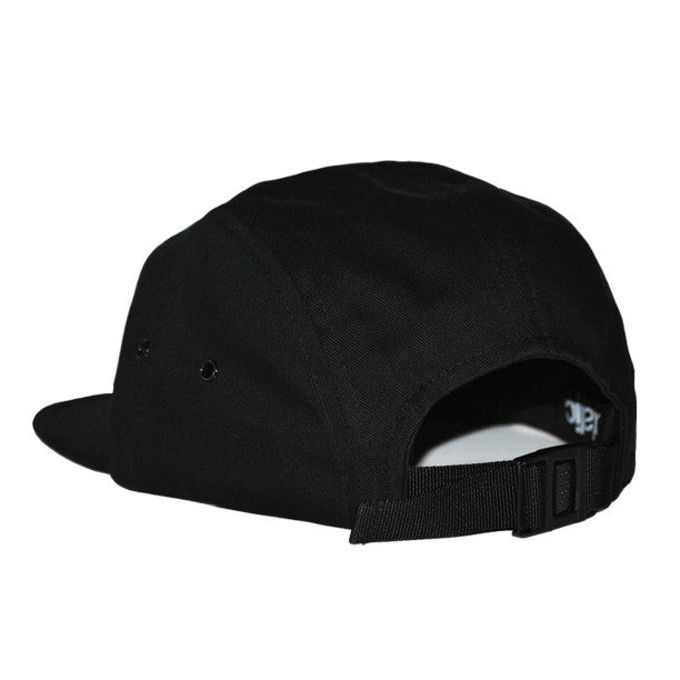 NY Jockey 5-Panel Hat (Black) - Brutallic - 3